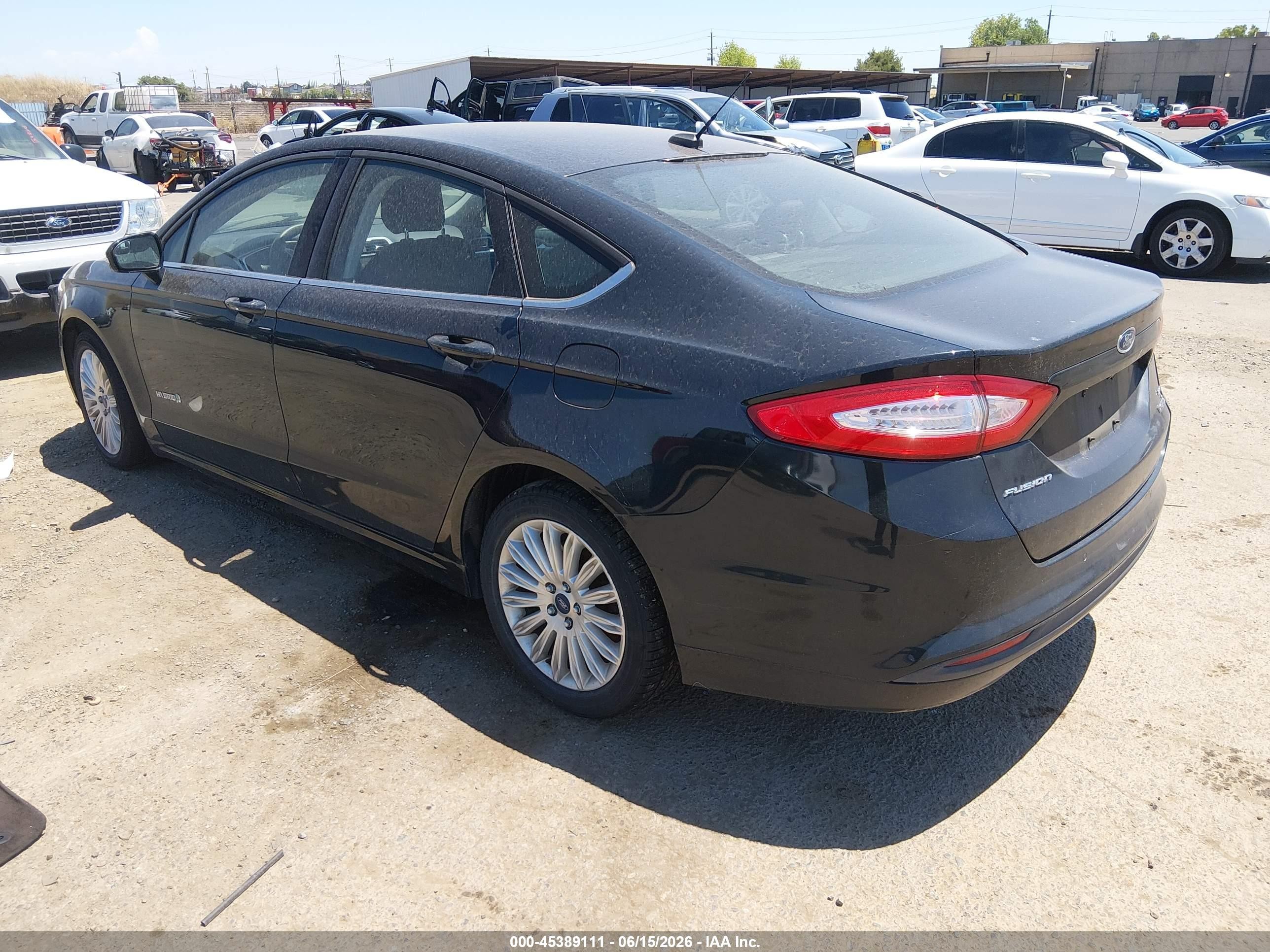 2014 Ford Fusion Hybrid Se Черный vin: 3FA6P0LU9ER271978