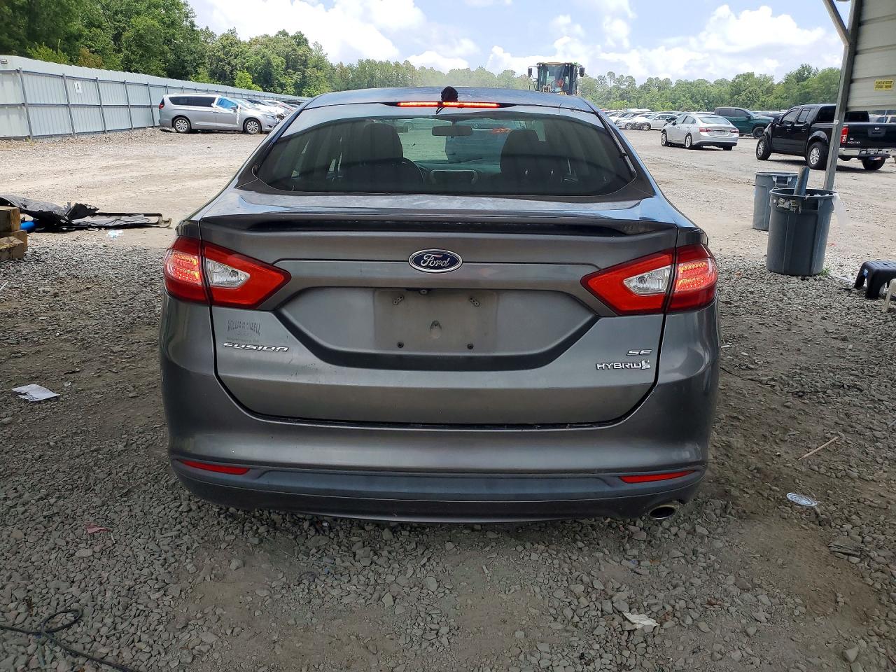 2014 Ford Fusion Se Hybrid Серый vin: 3FA6P0LU9ER274699