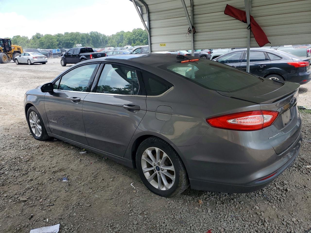2014 Ford Fusion Se Hybrid Серый vin: 3FA6P0LU9ER274699