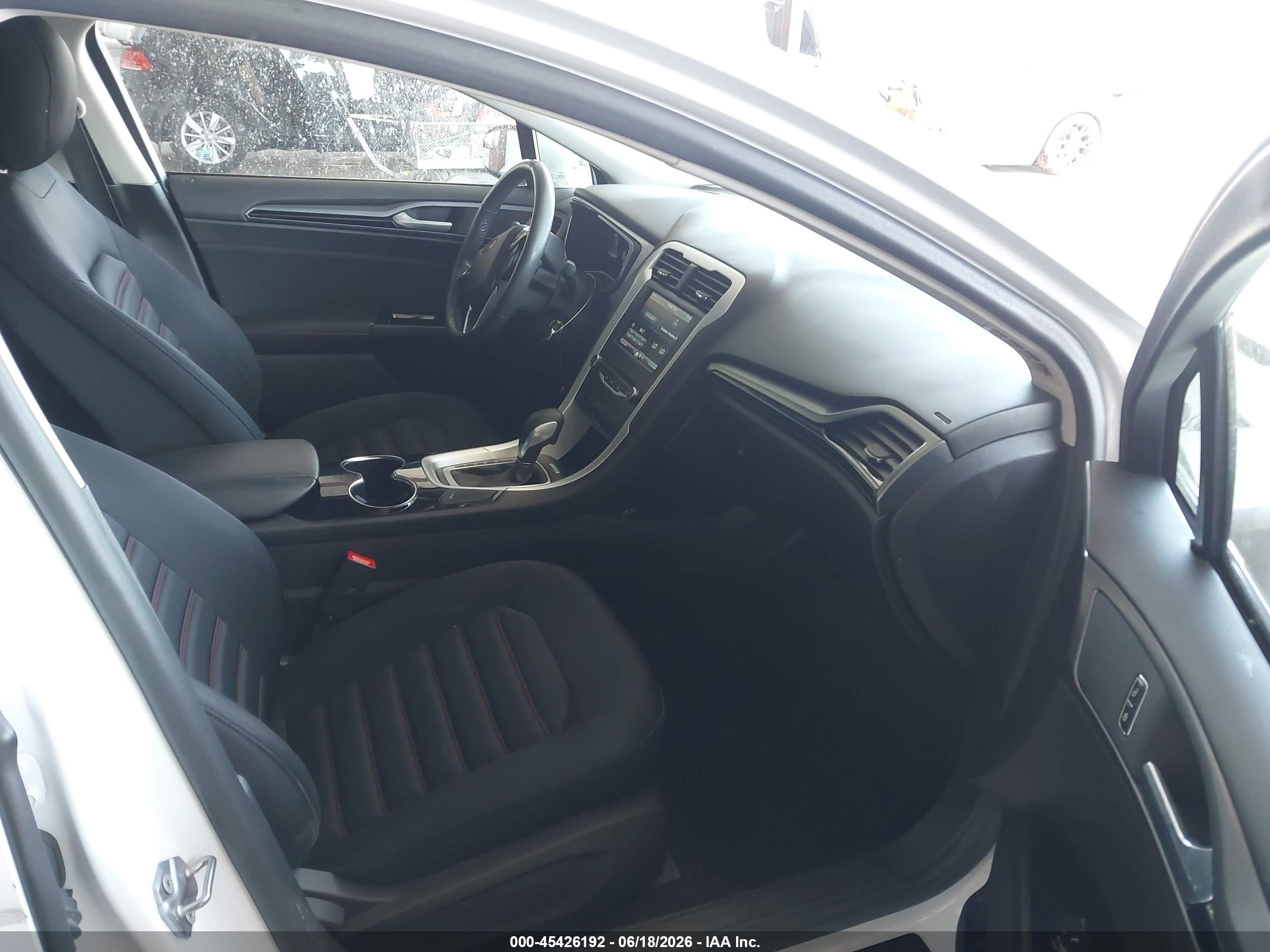 2014 Ford Fusion Hybrid Se White vin: 3FA6P0LU9ER283855