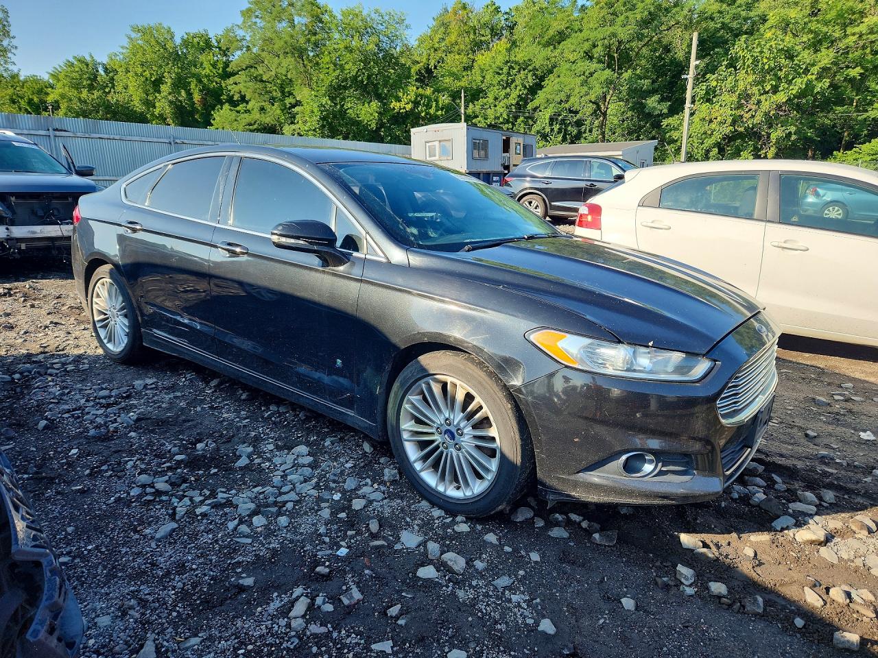 2014 Ford Fusion Se Hybrid Black vin: 3FA6P0LU9ER334920