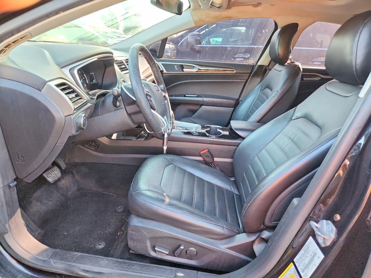 2014 Ford Fusion Se Hybrid Black vin: 3FA6P0LU9ER334920