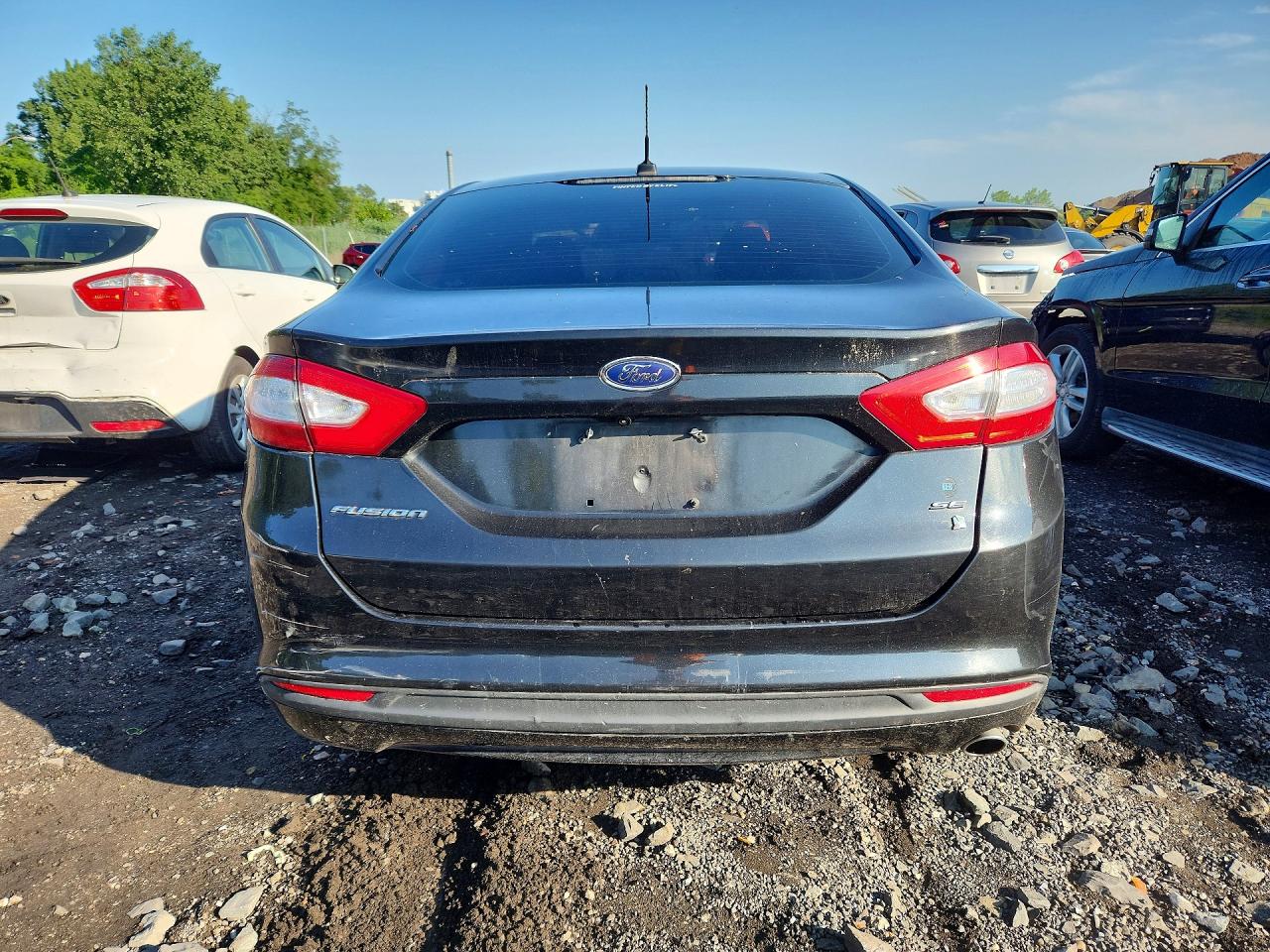 2014 Ford Fusion Se Hybrid Black vin: 3FA6P0LU9ER334920