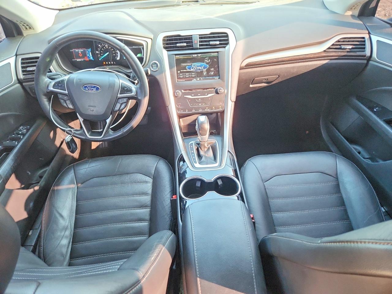 2014 Ford Fusion Se Hybrid Black vin: 3FA6P0LU9ER334920