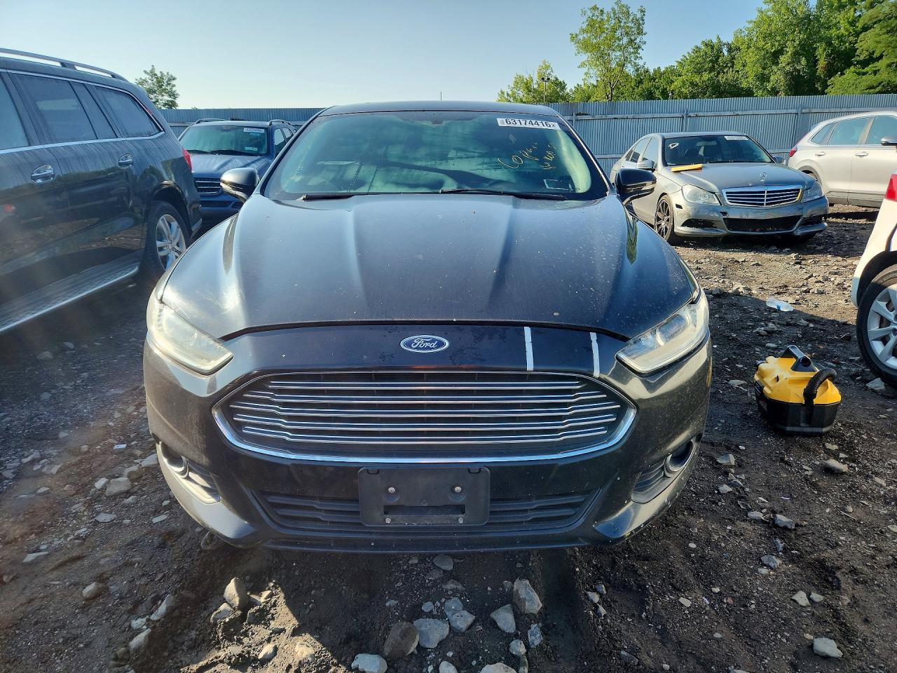 2014 Ford Fusion Se Hybrid Black vin: 3FA6P0LU9ER334920