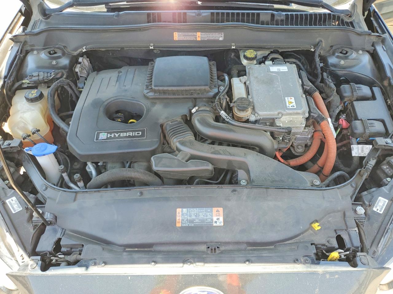2014 Ford Fusion Se Hybrid Black vin: 3FA6P0LU9ER378089
