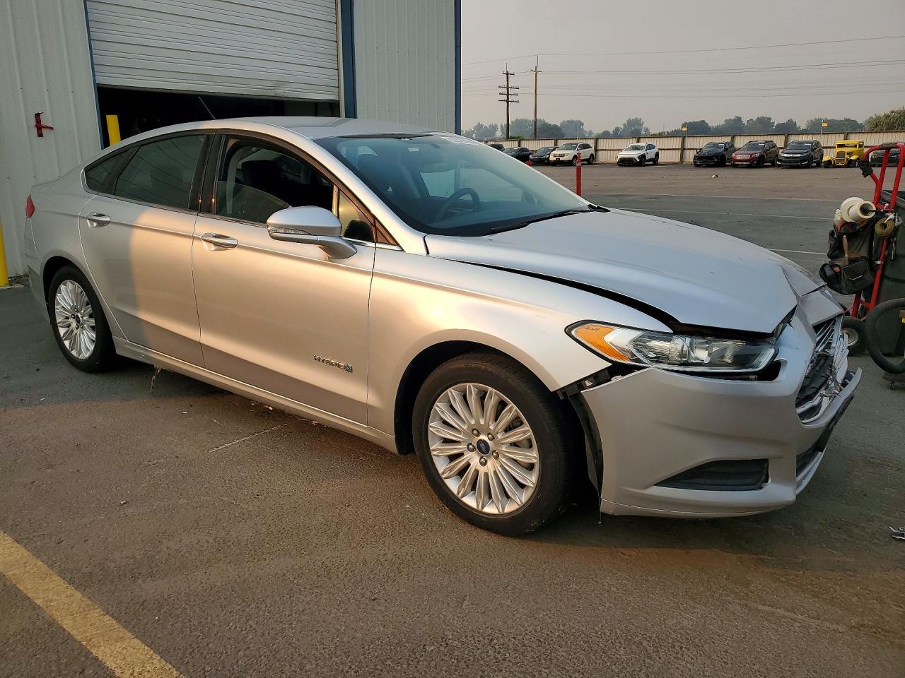 2014 Ford Fusion Se Hybrid Silver vin: 3FA6P0LU9ER397239