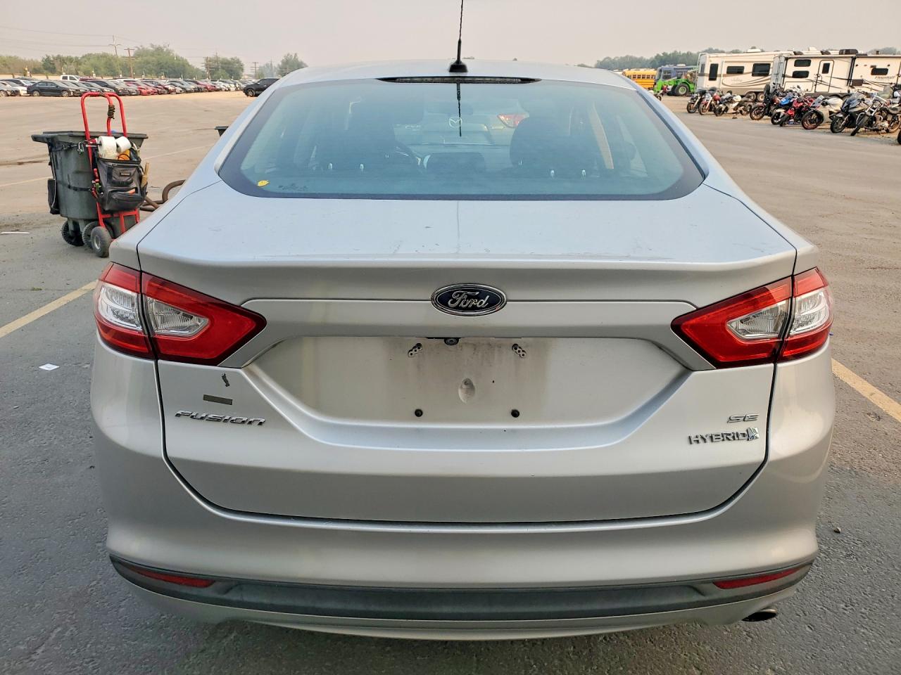 2014 Ford Fusion Se Hybrid Silver vin: 3FA6P0LU9ER397239
