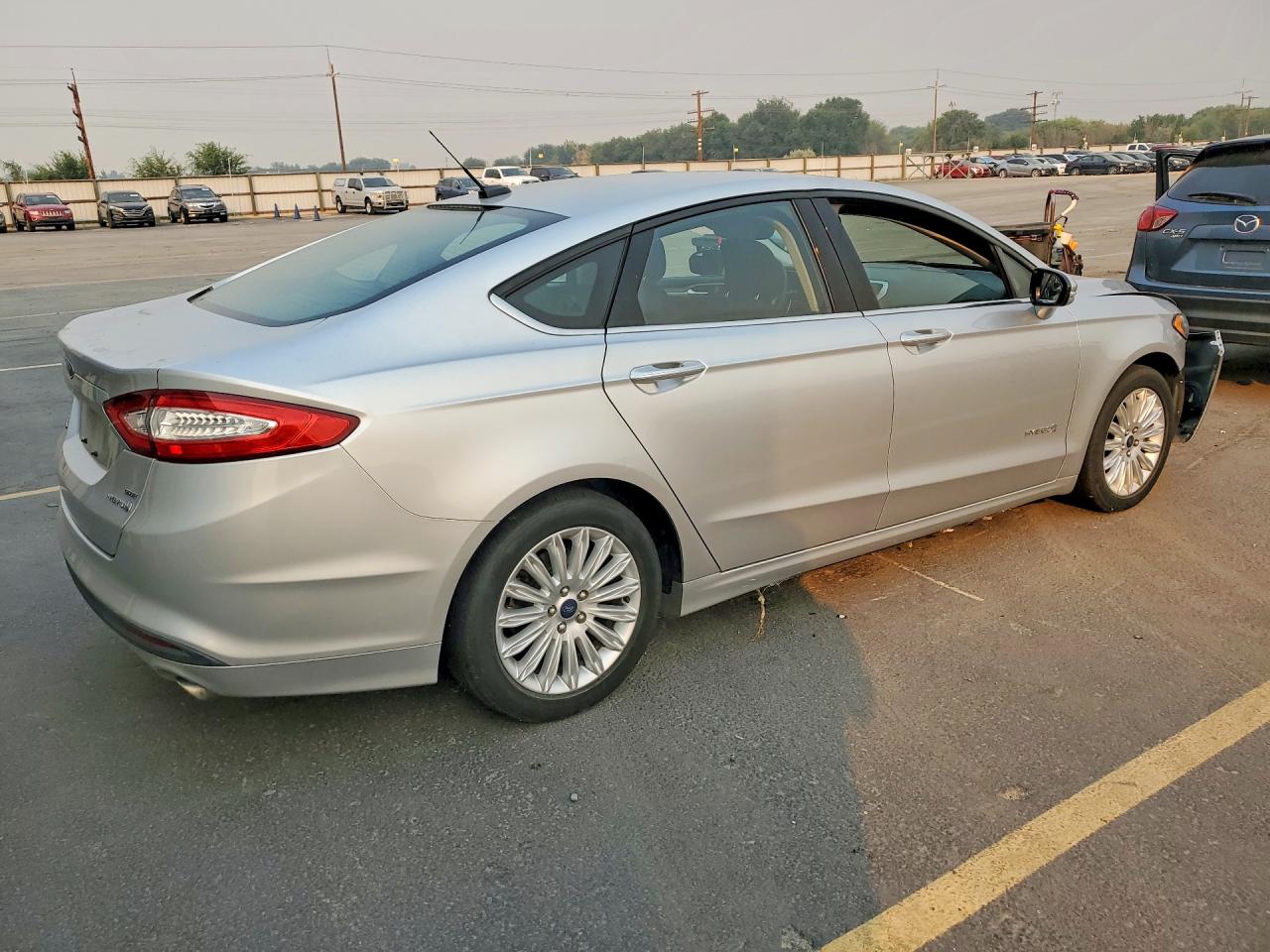 2014 Ford Fusion Se Hybrid Silver vin: 3FA6P0LU9ER397239