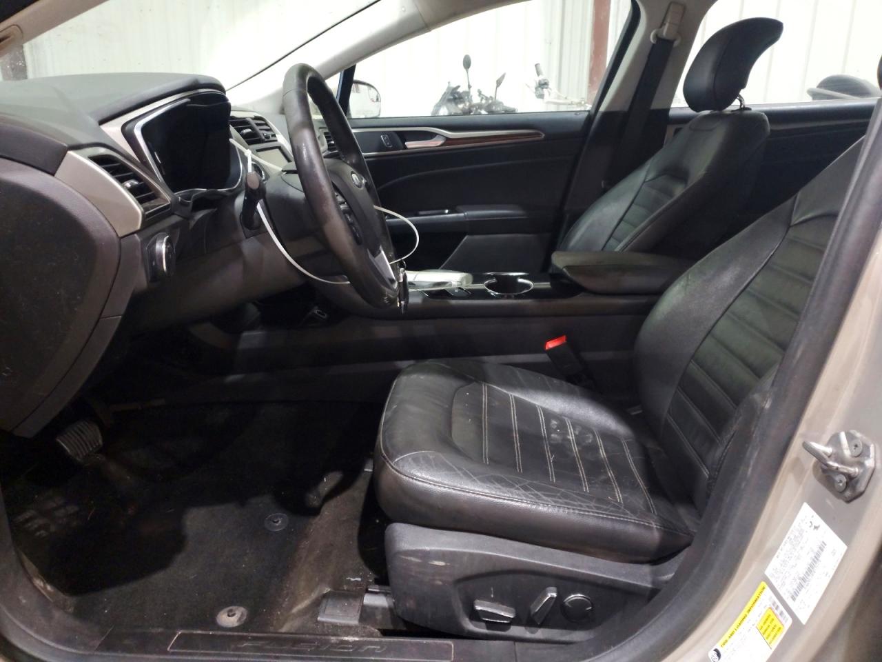 2015 Ford Fusion Se Hybrid Beige vin: 3FA6P0LU9FR125579