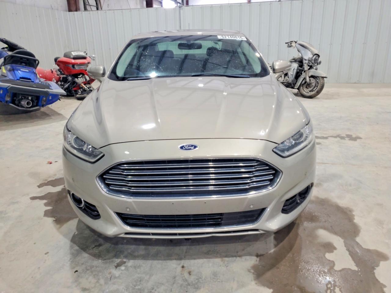 2015 Ford Fusion Se Hybrid Beige vin: 3FA6P0LU9FR125579