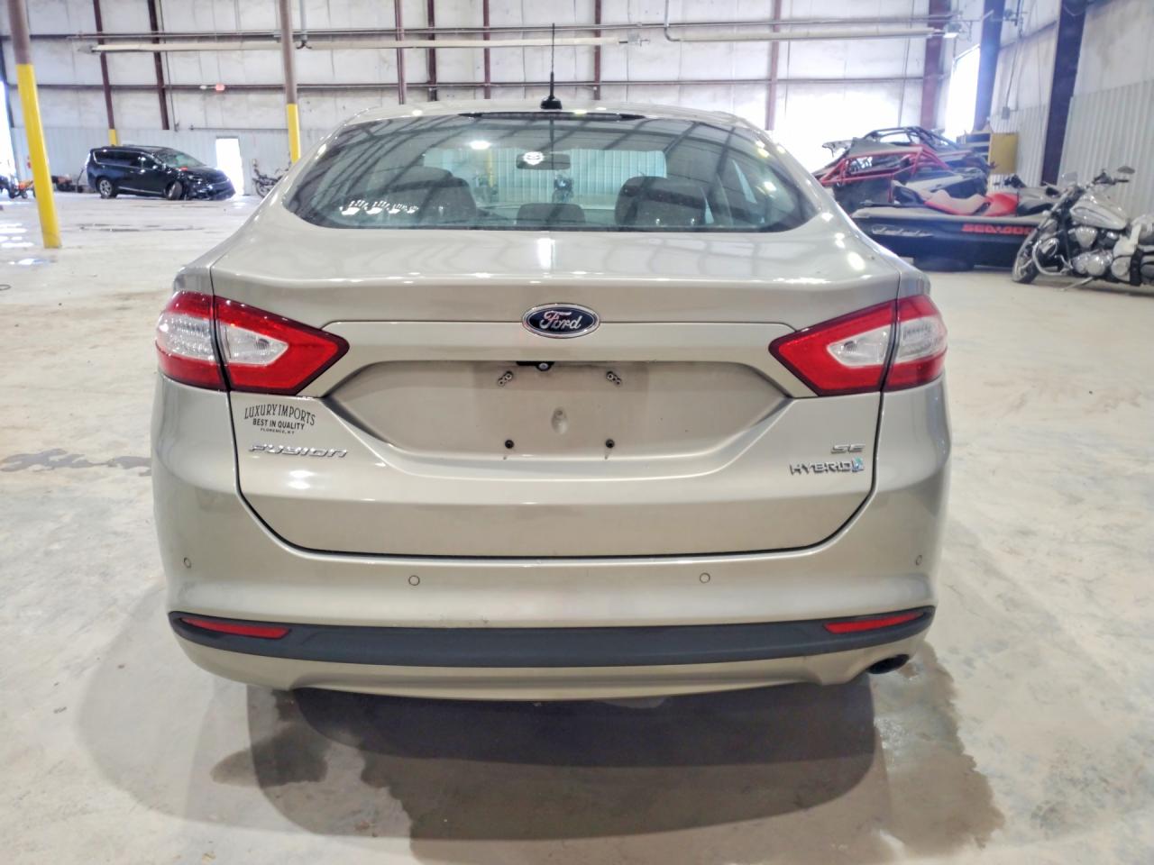 2015 Ford Fusion Se Hybrid Beige vin: 3FA6P0LU9FR125579