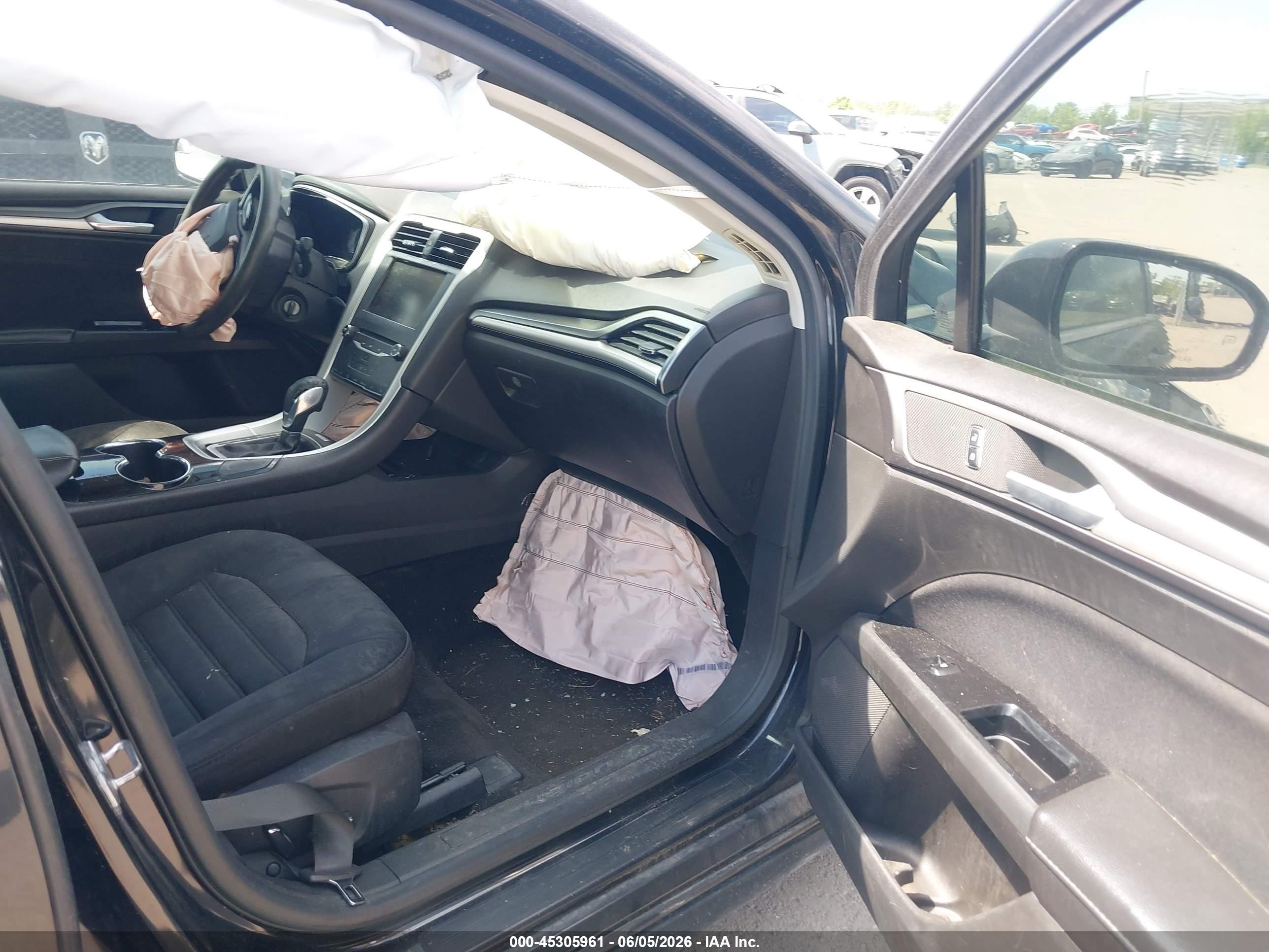 2015 Ford Fusion Hybrid Se Black vin: 3FA6P0LU9FR149378