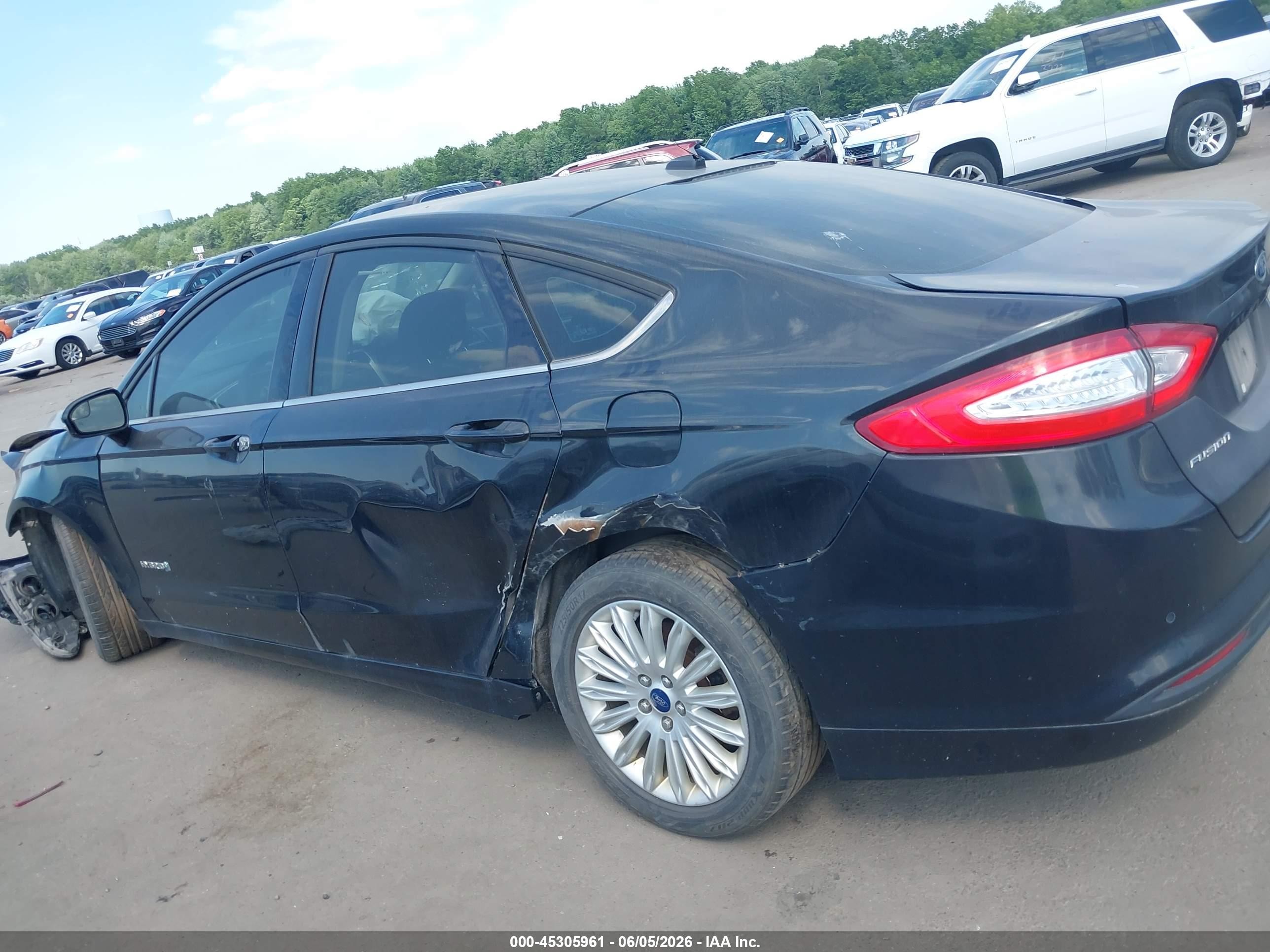 2015 Ford Fusion Hybrid Se Black vin: 3FA6P0LU9FR149378