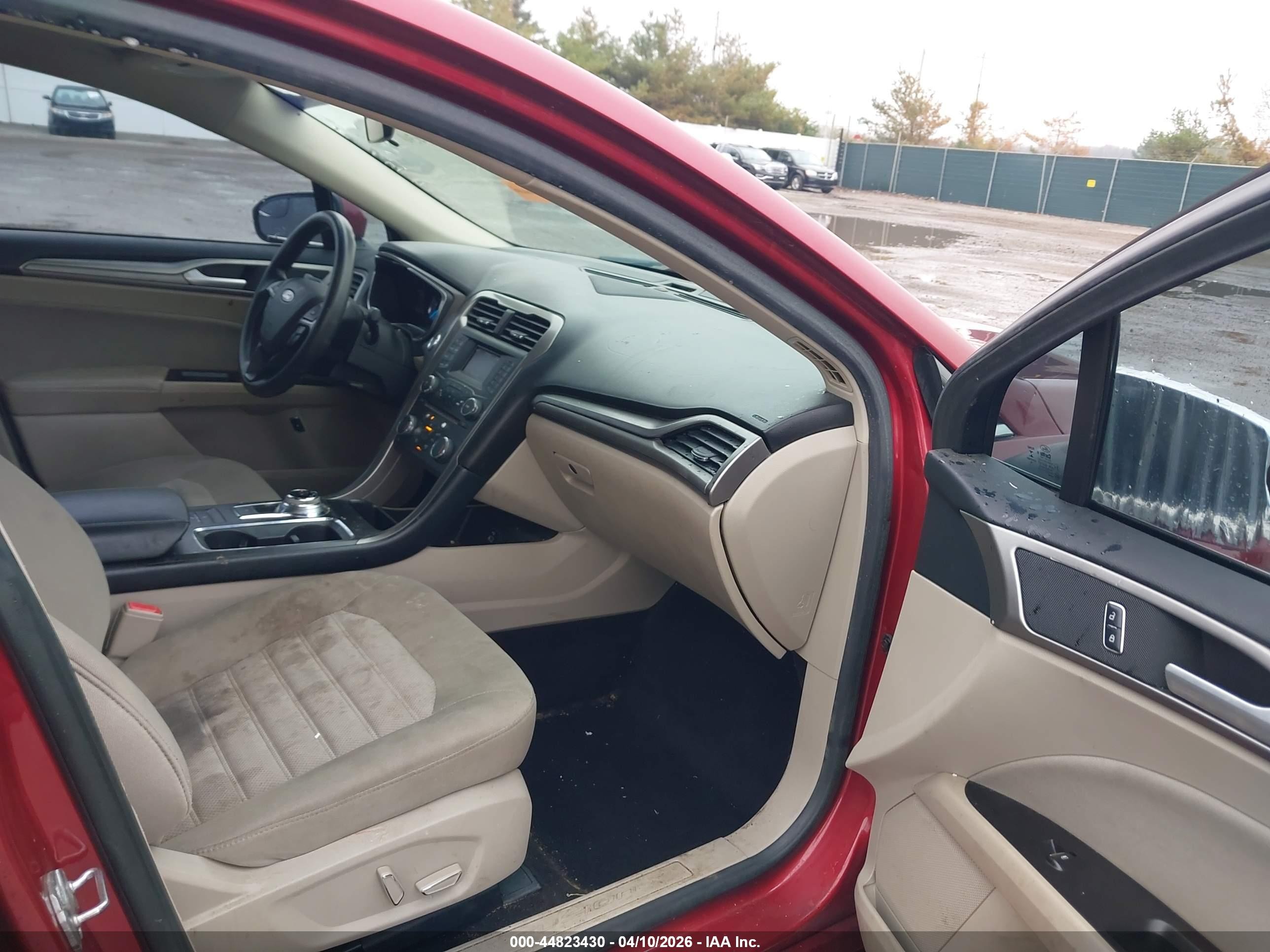 2017 Ford Fusion Hybrid Se Red vin: 3FA6P0LU9HR278305