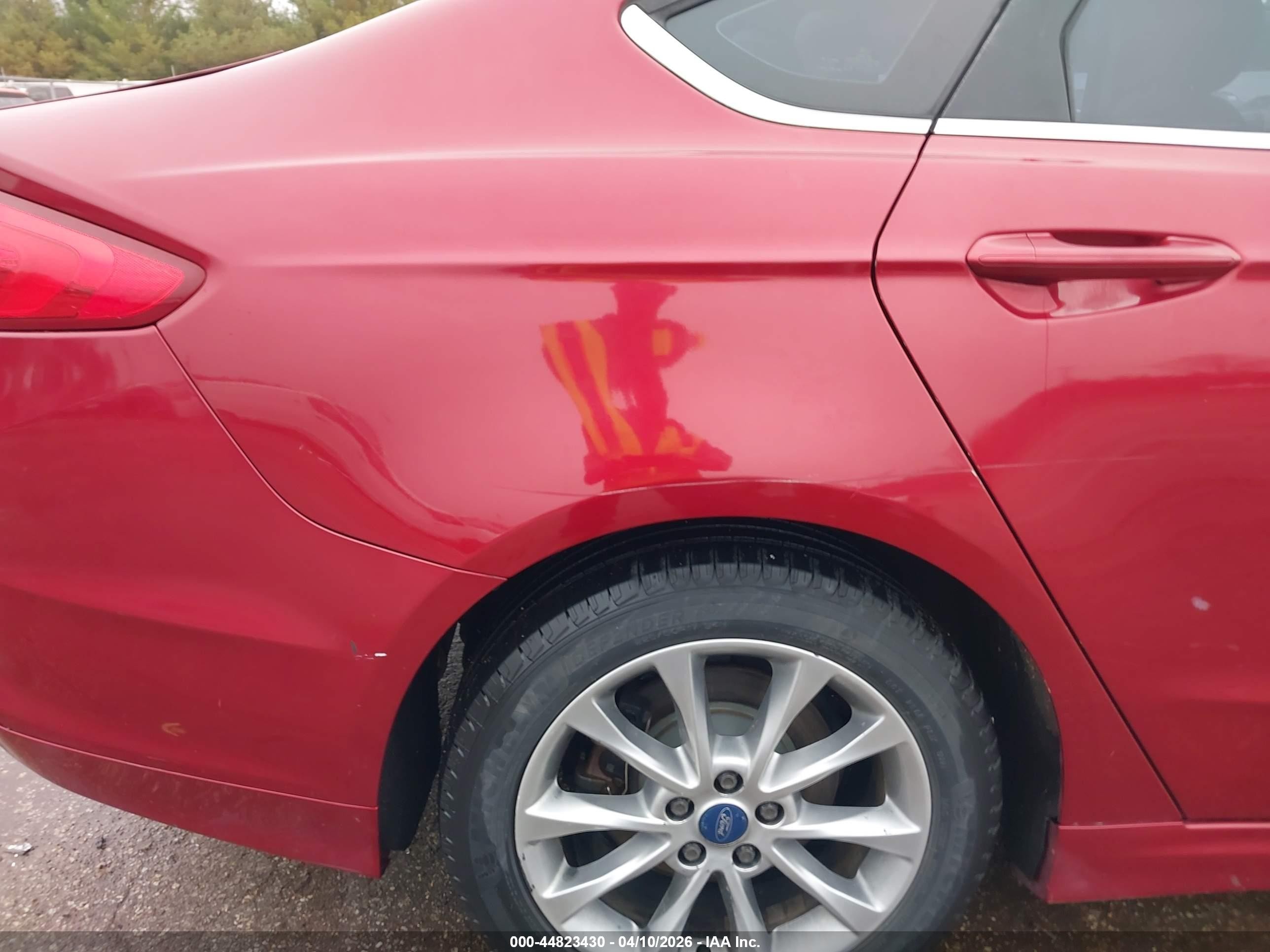 2017 Ford Fusion Hybrid Se Red vin: 3FA6P0LU9HR278305