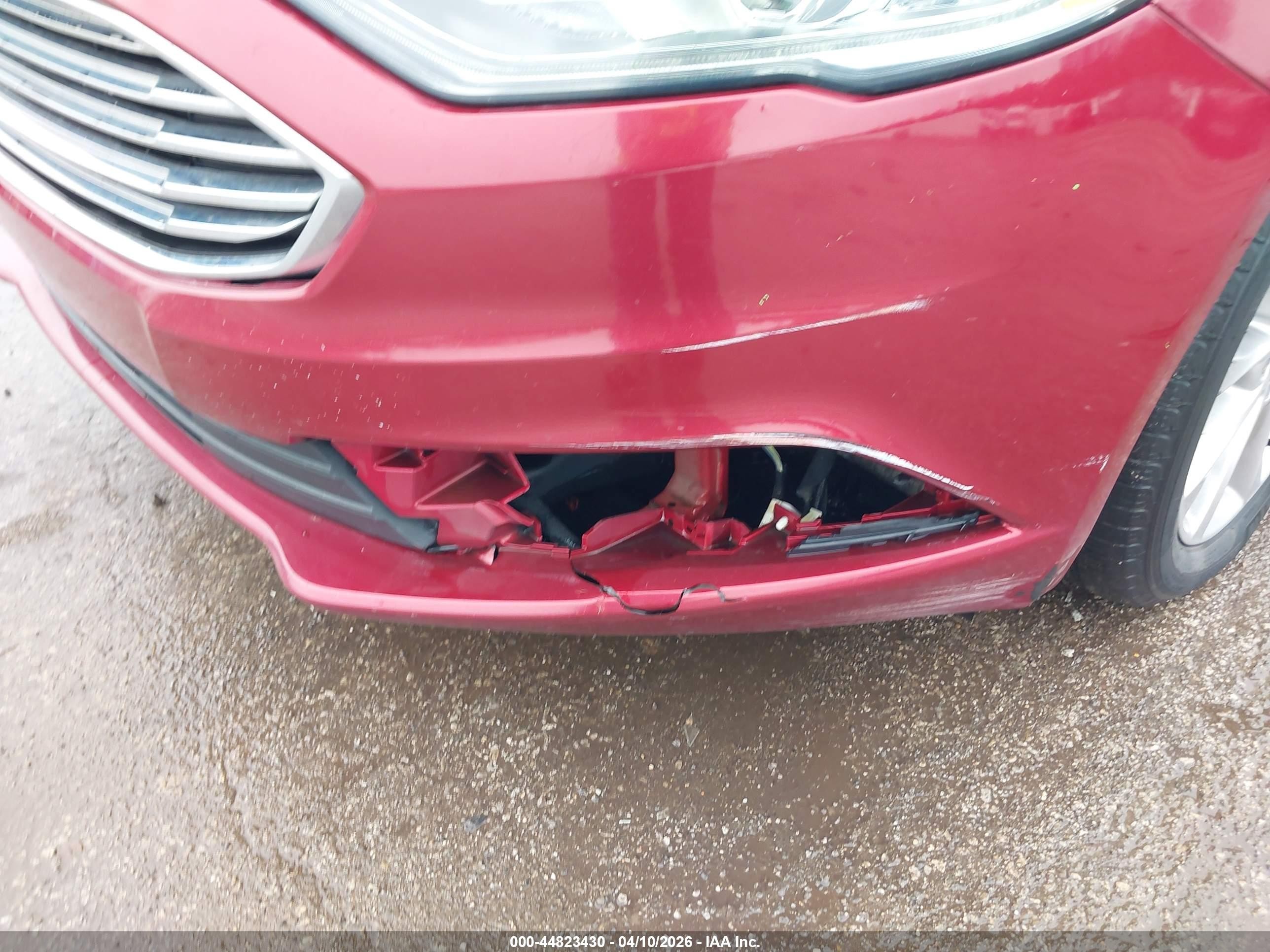 2017 Ford Fusion Hybrid Se Red vin: 3FA6P0LU9HR278305