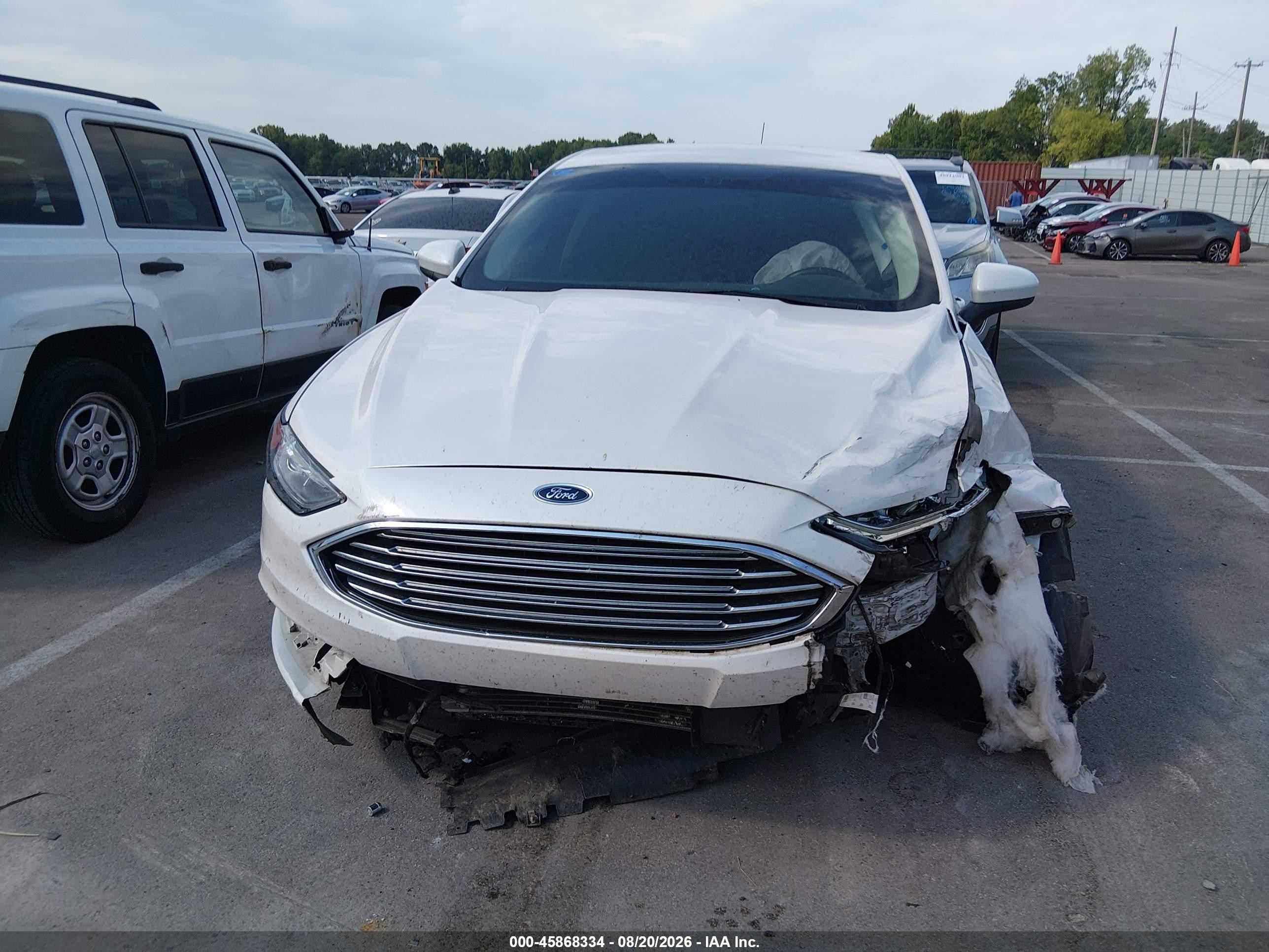 2018 Ford Fusion Hybrid Se White vin: 3FA6P0LU9JR164925