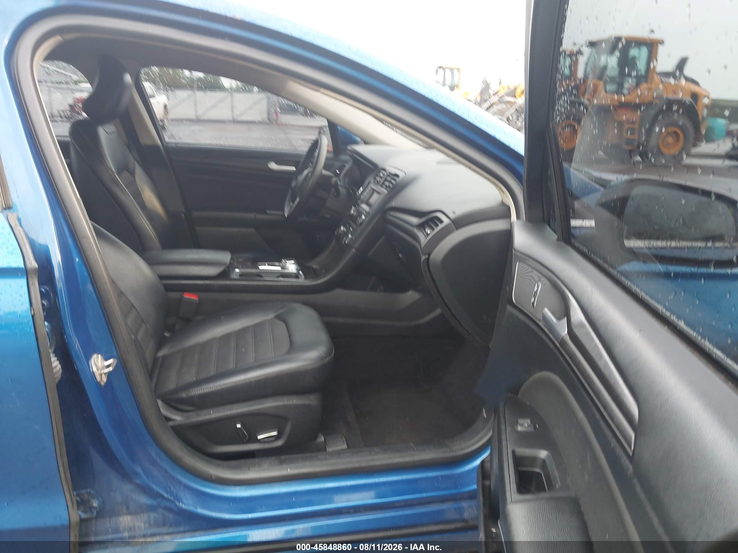 2018 Ford Fusion Hybrid Se Blue vin: 3FA6P0LU9JR234133