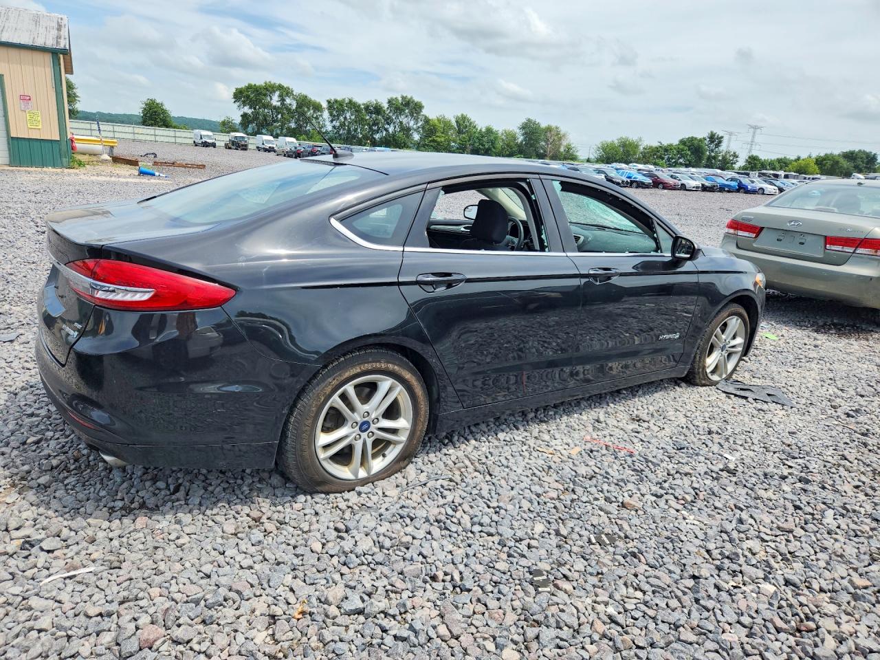 2018 Ford Fusion Se Hybrid Charcoal vin: 3FA6P0LU9JR278360