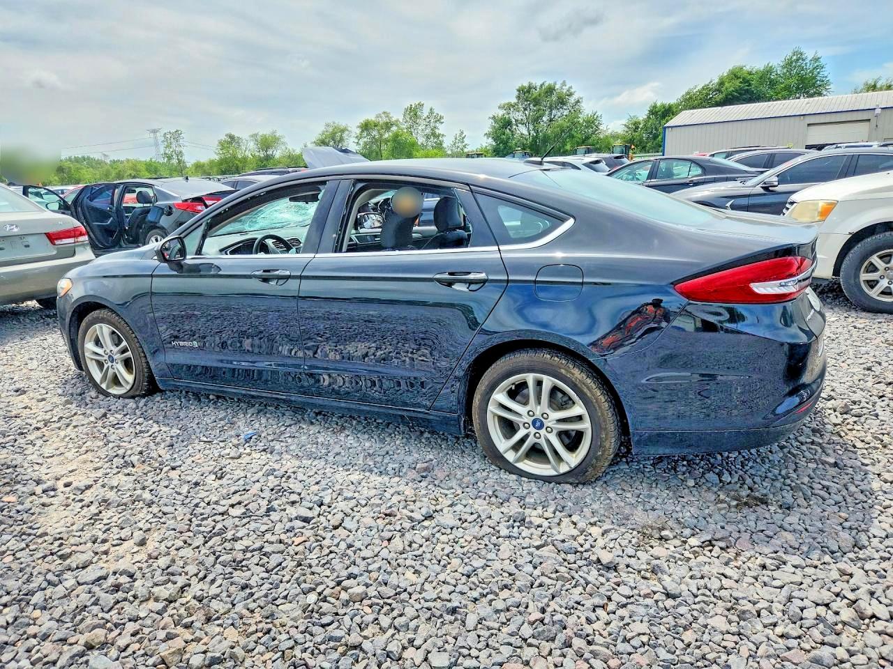 2018 Ford Fusion Se Hybrid Charcoal vin: 3FA6P0LU9JR278360