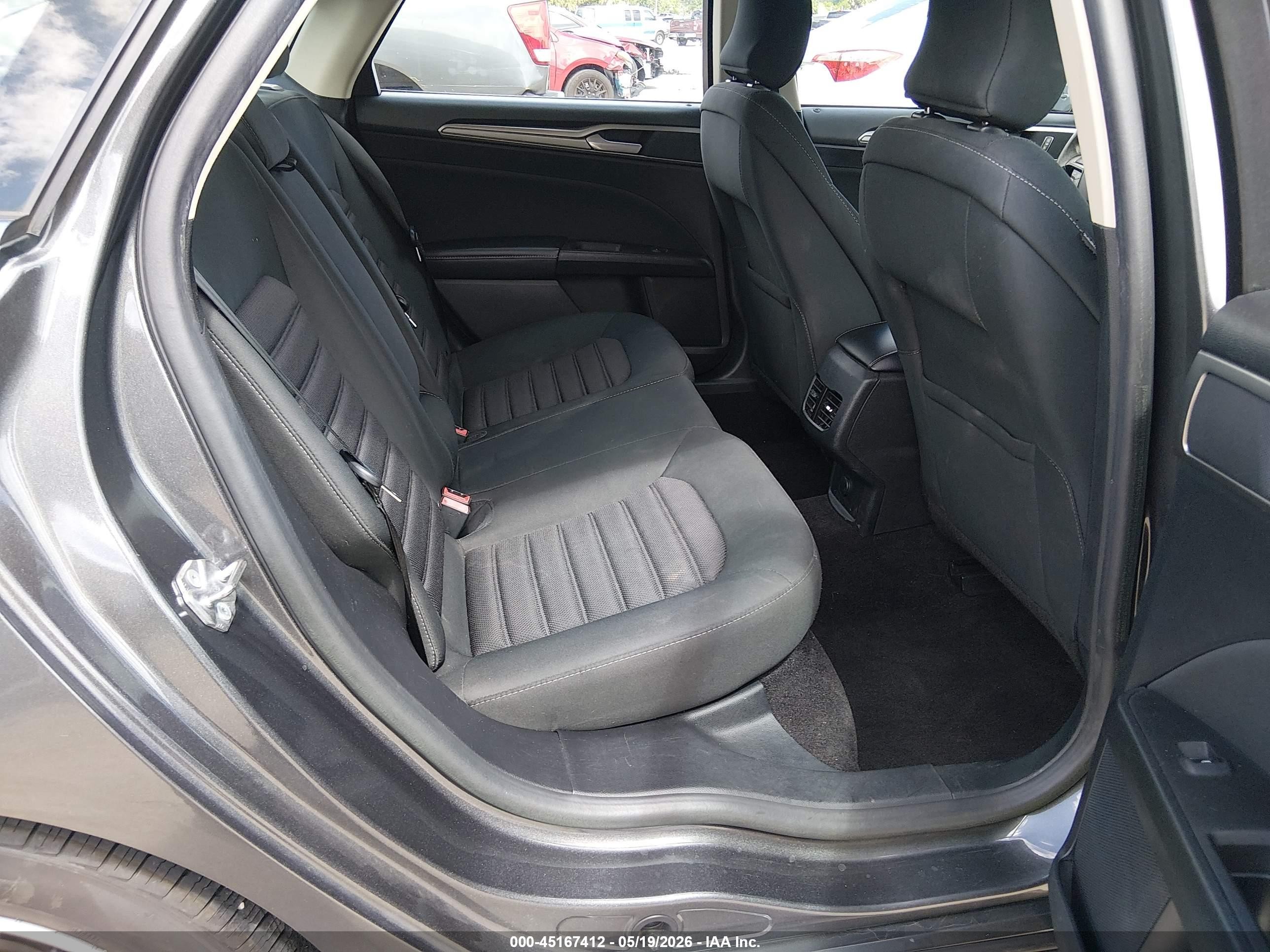 2019 Ford Fusion Hybrid Se Gray vin: 3FA6P0LU9KR105424