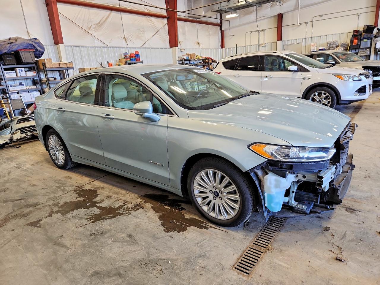 2013 Ford Fusion Se Hybrid Silver vin: 3FA6P0LUXDR141920