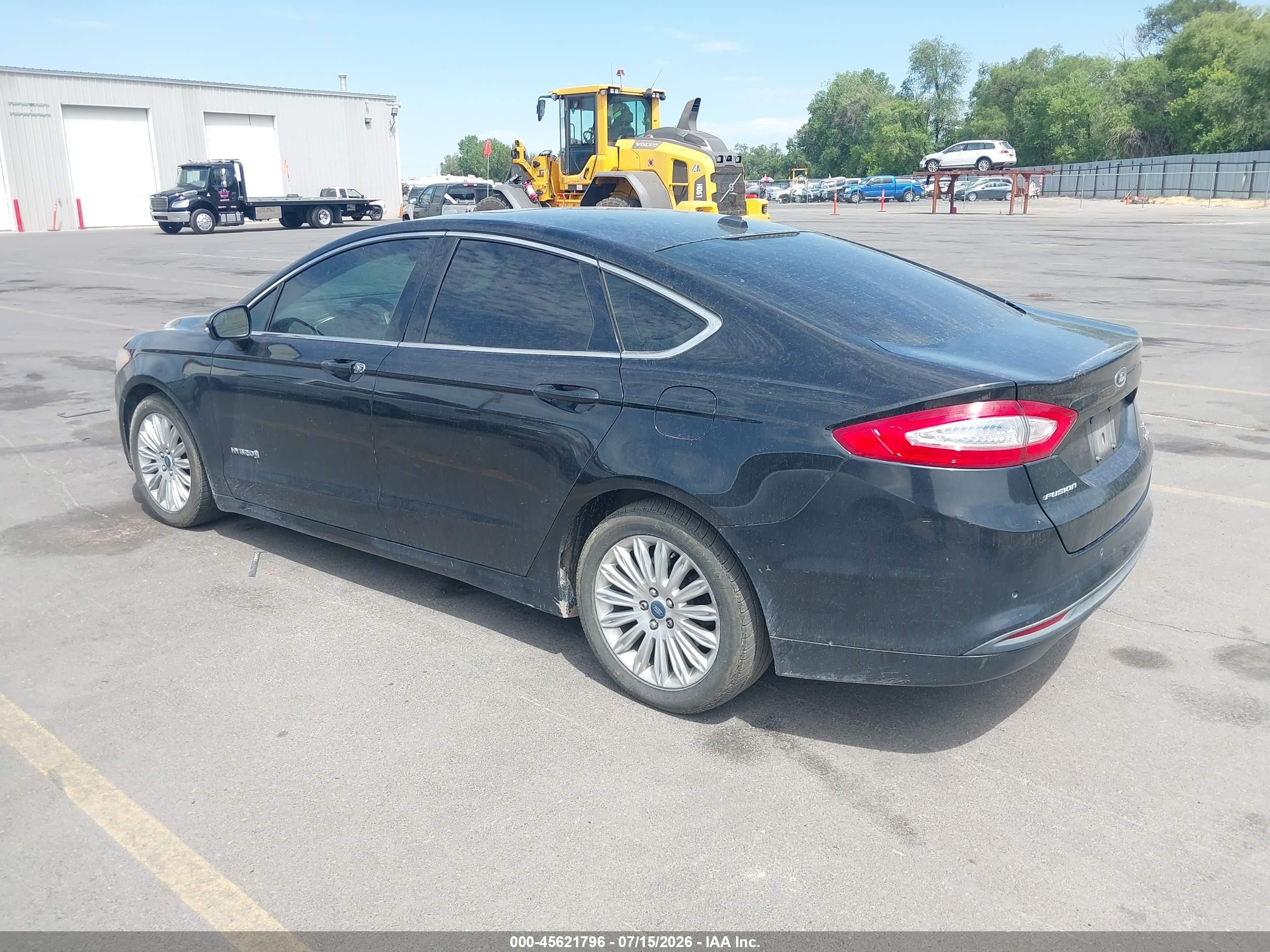 2013 Ford Fusion Hybrid Se Black vin: 3FA6P0LUXDR157163