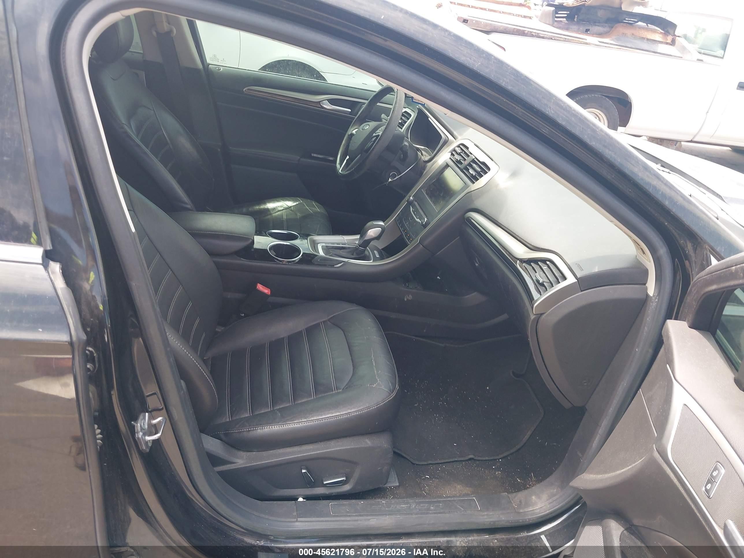 2013 Ford Fusion Hybrid Se Black vin: 3FA6P0LUXDR157163