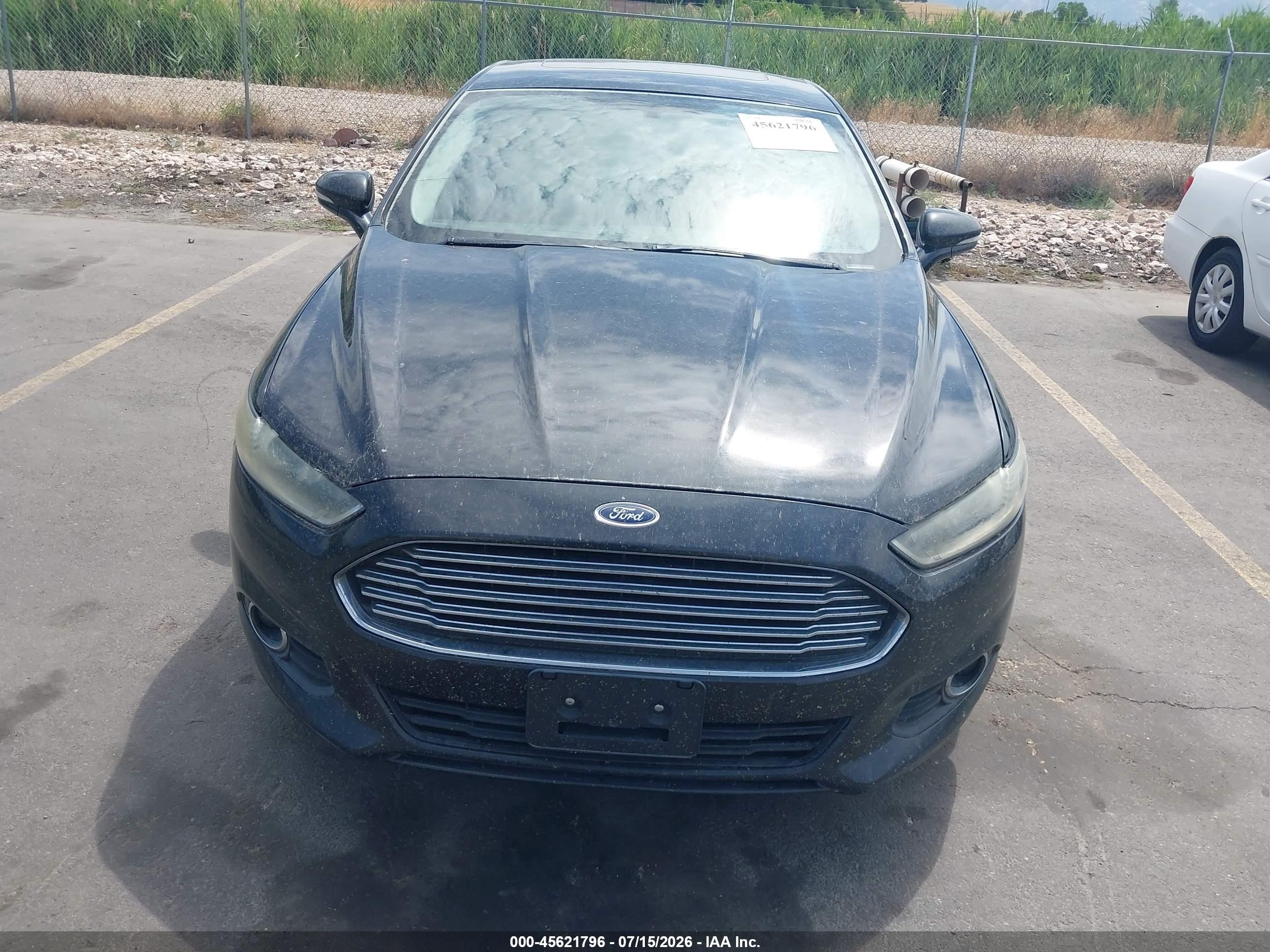 2013 Ford Fusion Hybrid Se Black vin: 3FA6P0LUXDR157163