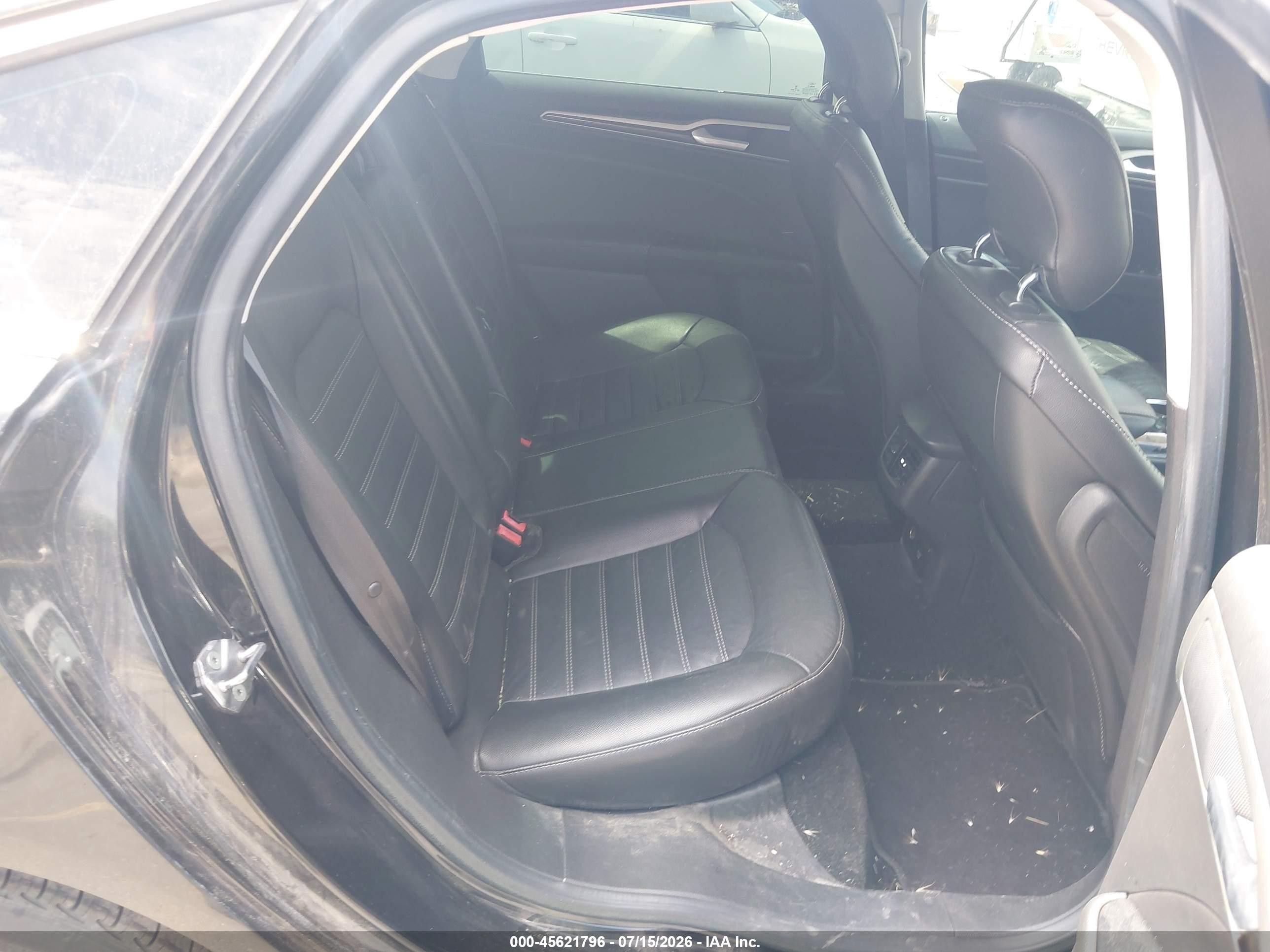 2013 Ford Fusion Hybrid Se Black vin: 3FA6P0LUXDR157163