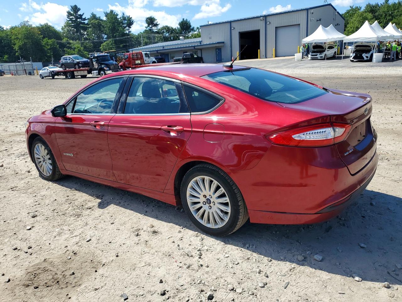 2013 Ford Fusion Se Hybrid Красный vin: 3FA6P0LUXDR175033