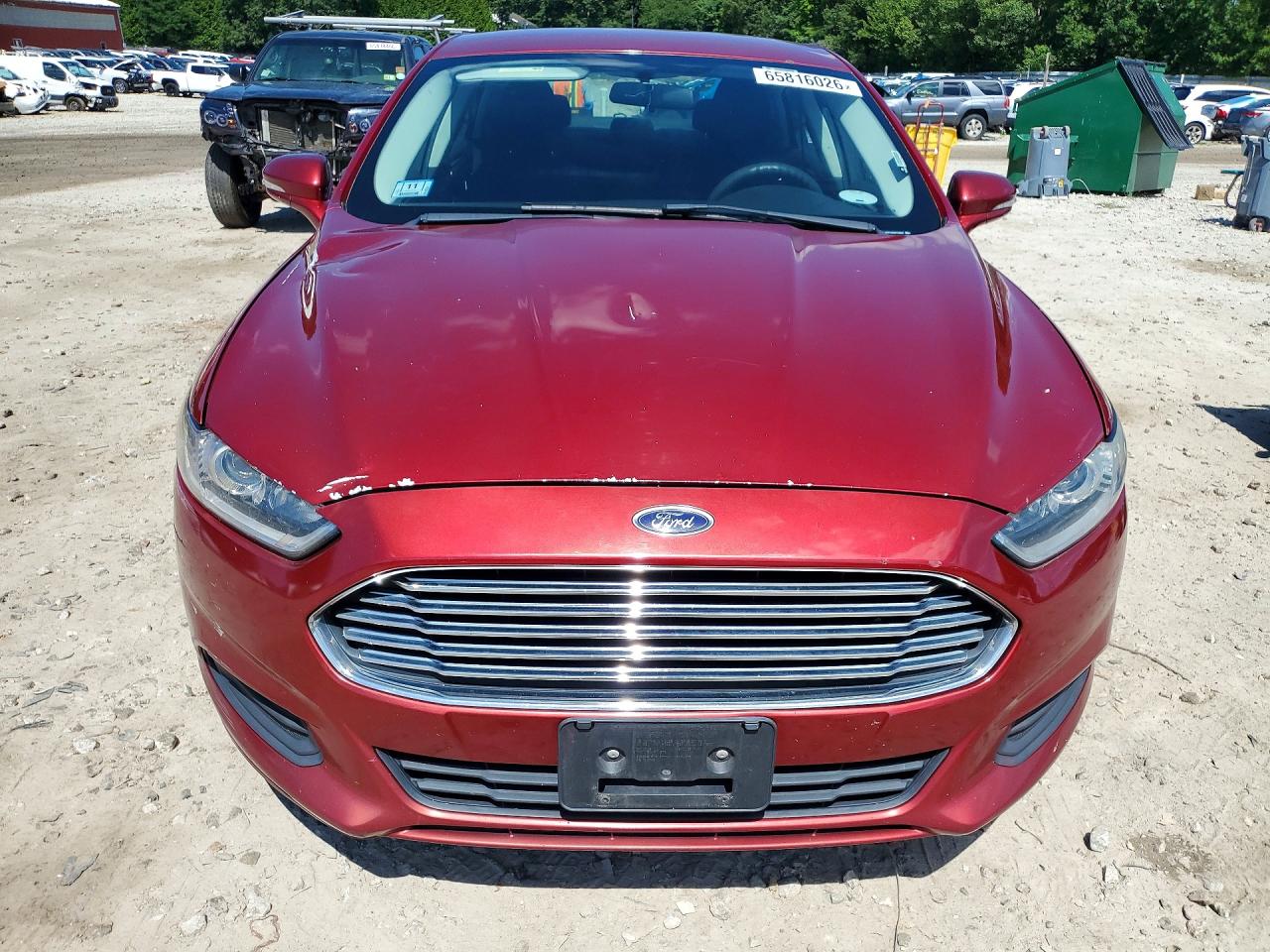 2013 Ford Fusion Se Hybrid Красный vin: 3FA6P0LUXDR175033