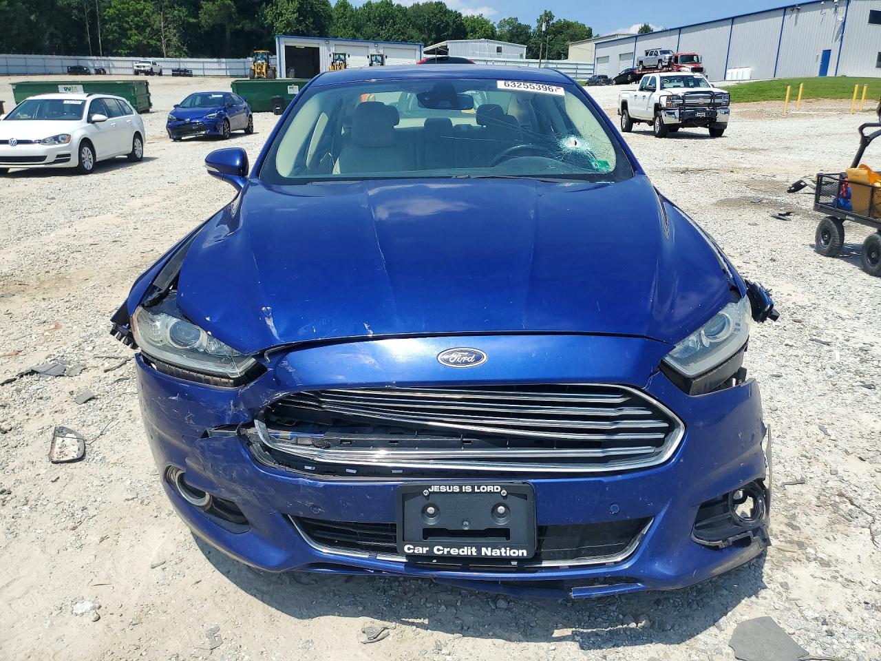 2013 Ford Fusion Se Hybrid Blue vin: 3FA6P0LUXDR175050