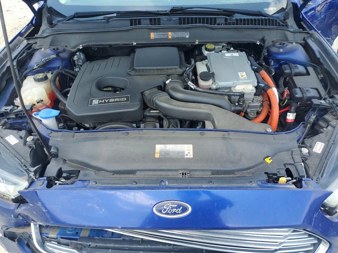 2013 Ford Fusion Se Hybrid Blue vin: 3FA6P0LUXDR175050