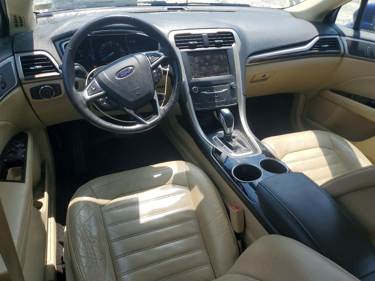 2013 Ford Fusion Se Hybrid Blue vin: 3FA6P0LUXDR175050