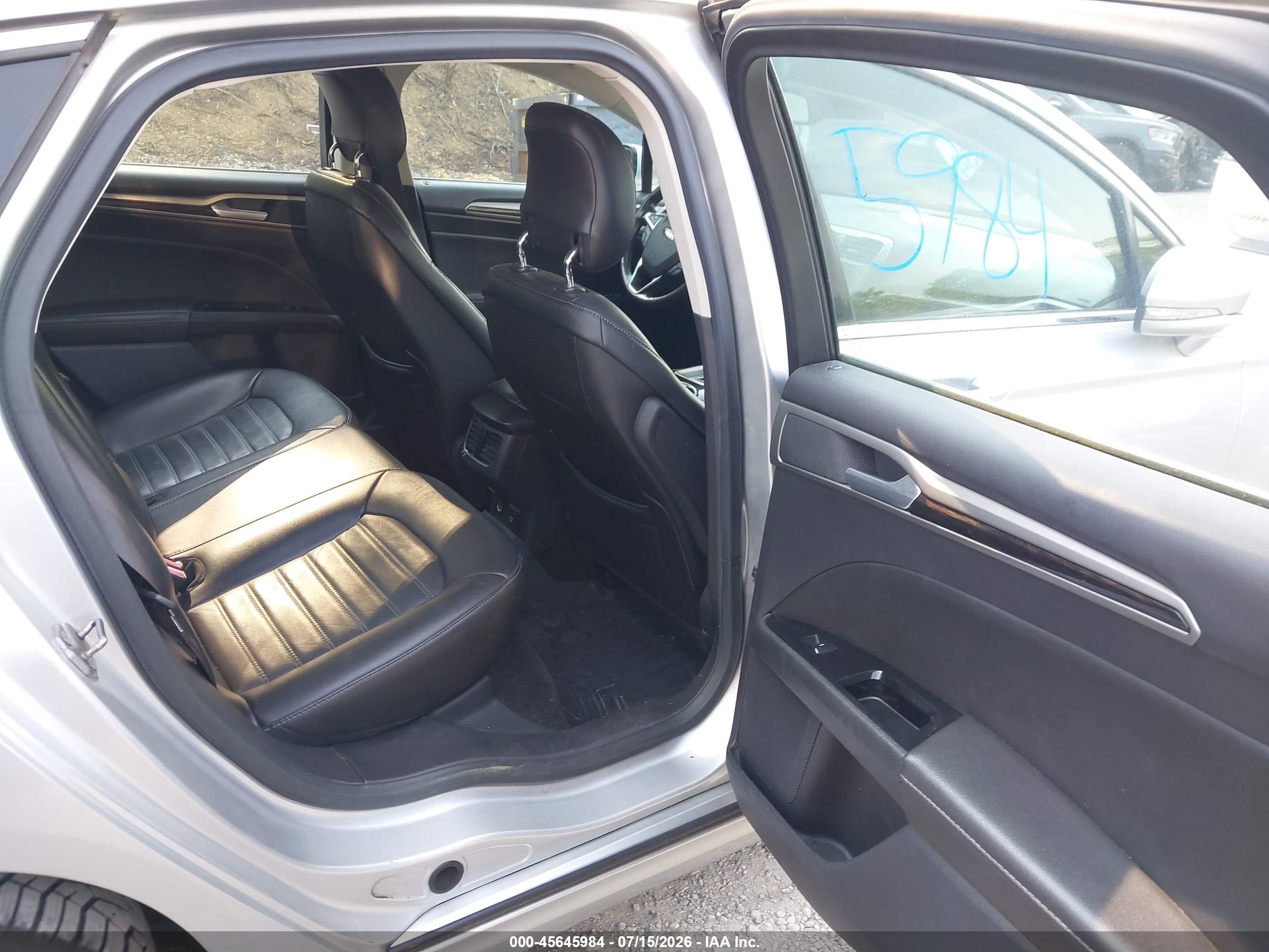 2013 Ford Fusion Hybrid Se Silver vin: 3FA6P0LUXDR223341