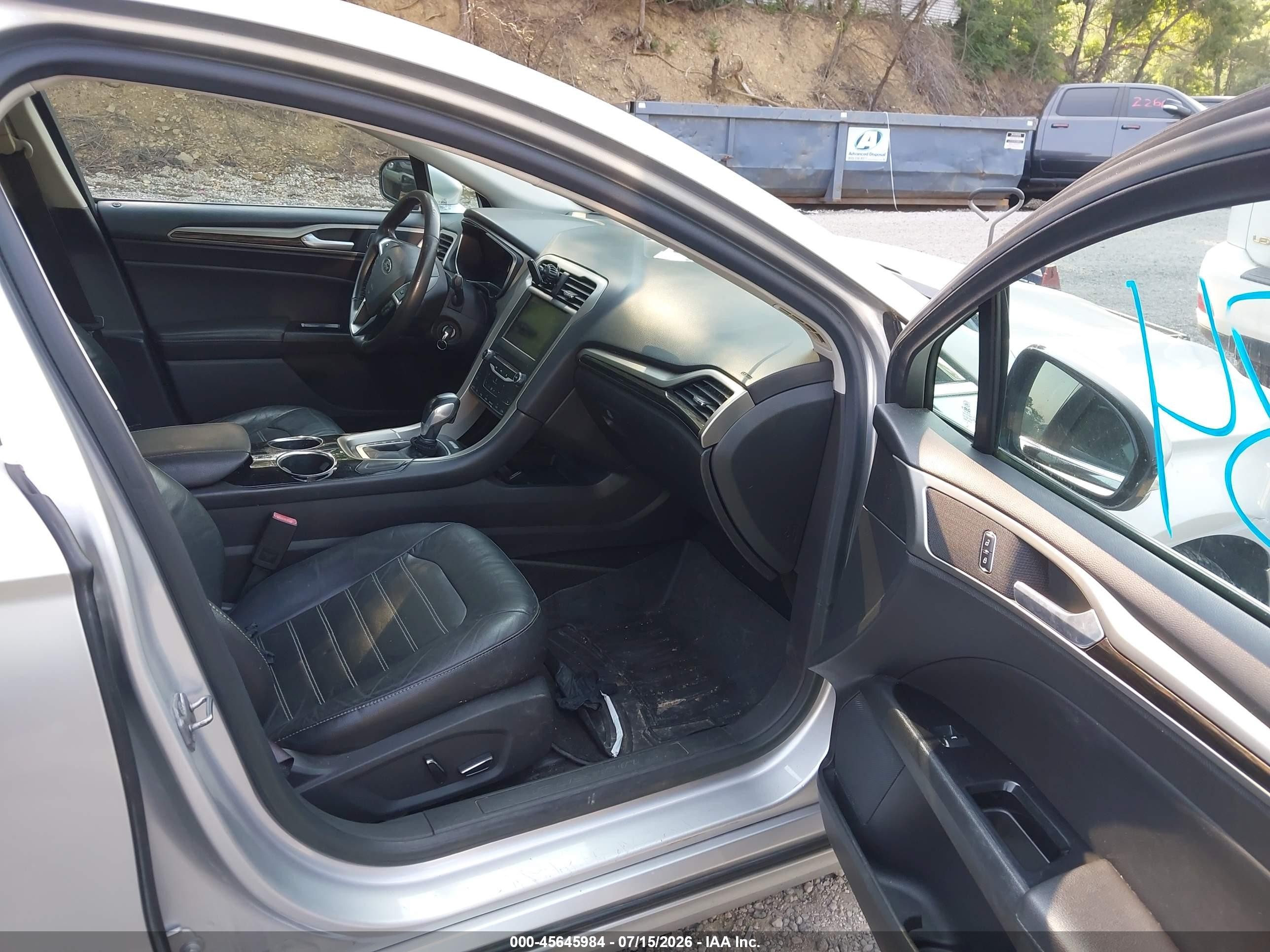 2013 Ford Fusion Hybrid Se Silver vin: 3FA6P0LUXDR223341