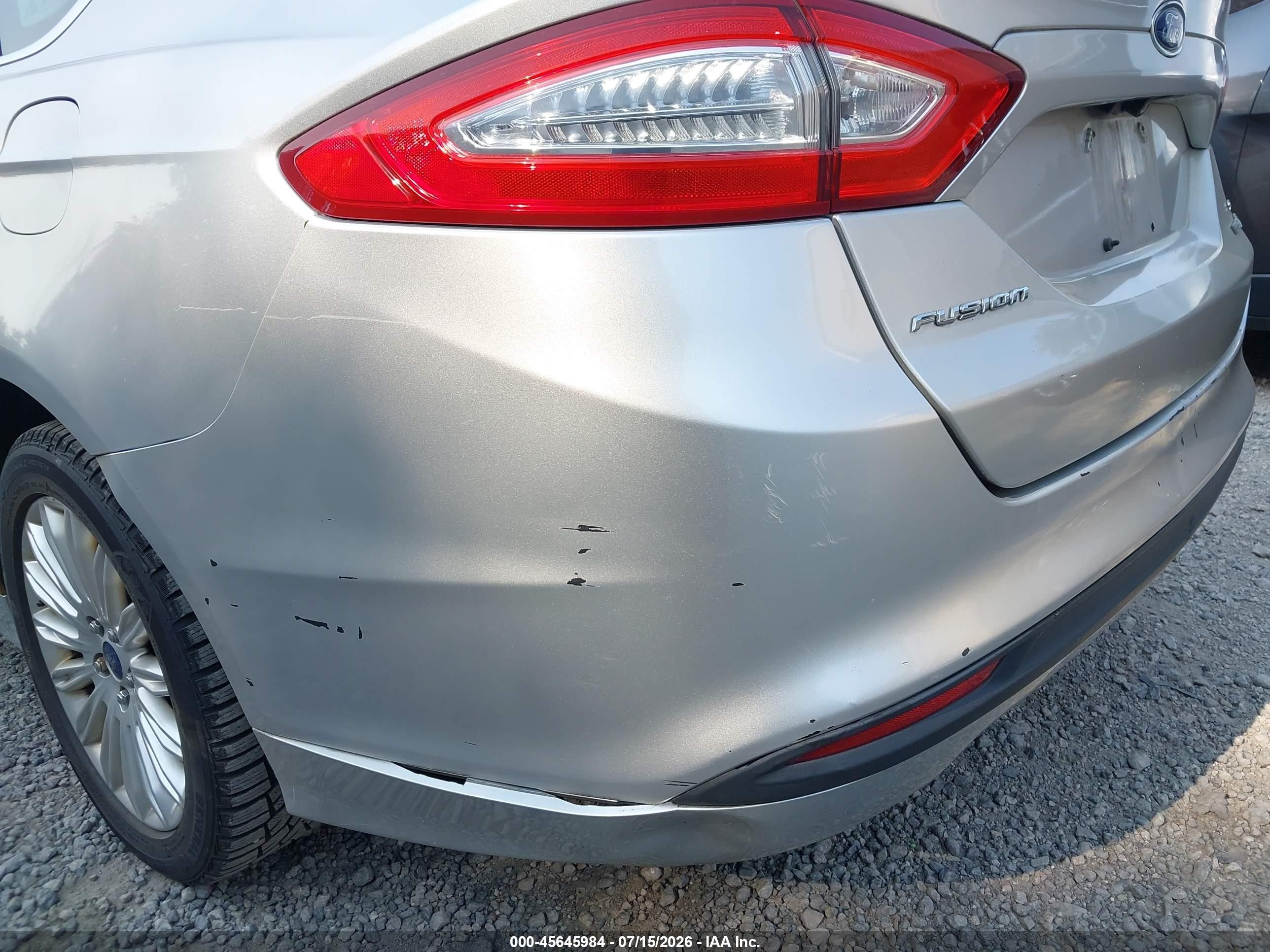 2013 Ford Fusion Hybrid Se Silver vin: 3FA6P0LUXDR223341