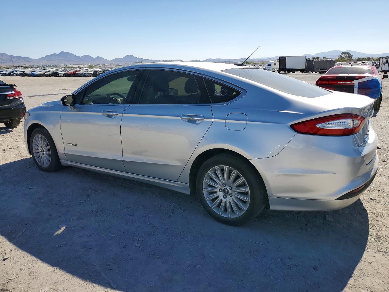 2013 Ford Fusion Se Hybrid Silver vin: 3FA6P0LUXDR243542