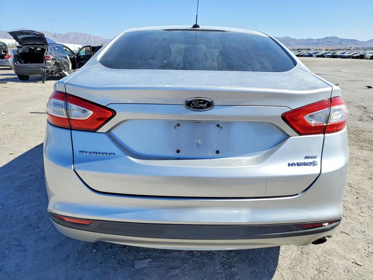 2013 Ford Fusion Se Hybrid Silver vin: 3FA6P0LUXDR243542