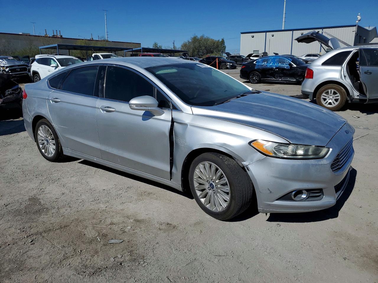 2013 Ford Fusion Se Hybrid Silver vin: 3FA6P0LUXDR243542