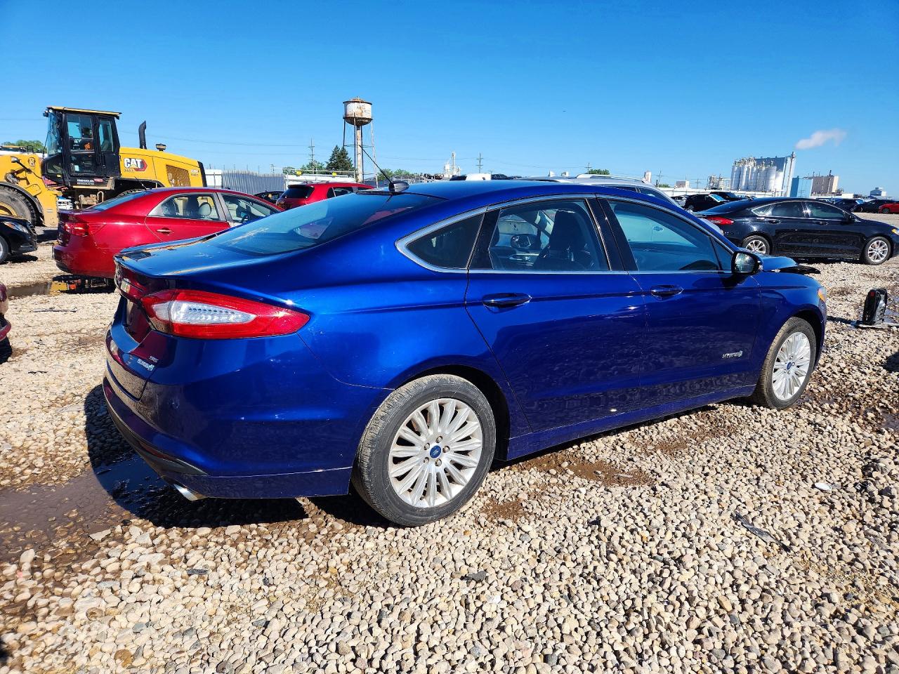 2013 Ford Fusion Se Hybrid Blue vin: 3FA6P0LUXDR253021