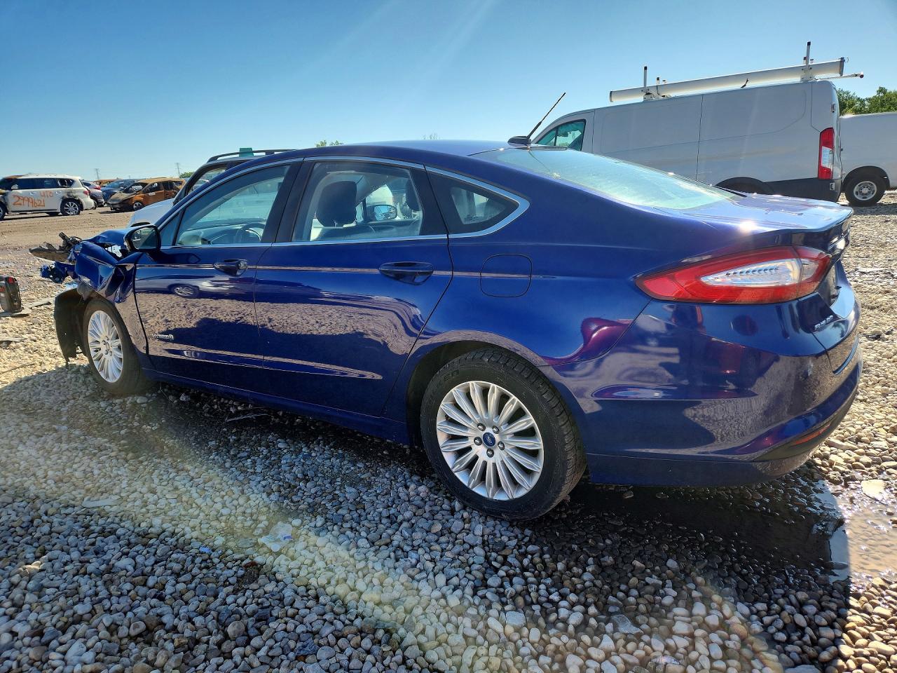 2013 Ford Fusion Se Hybrid Blue vin: 3FA6P0LUXDR253021