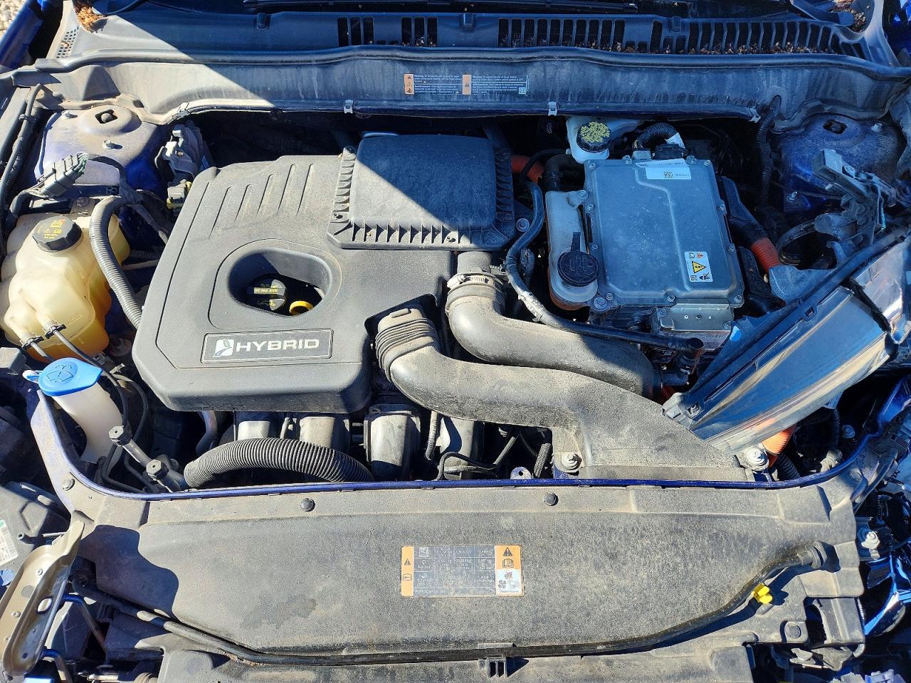 2013 Ford Fusion Se Hybrid Blue vin: 3FA6P0LUXDR253021