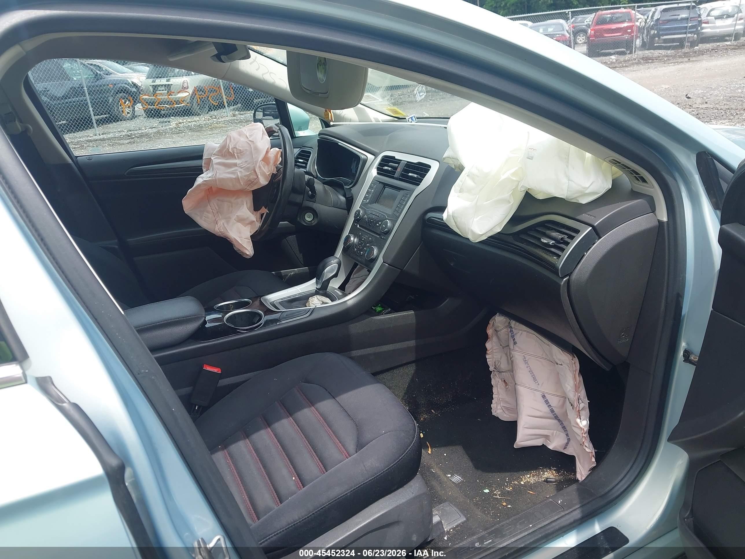 2013 Ford Fusion Hybrid Se Синий vin: 3FA6P0LUXDR270904