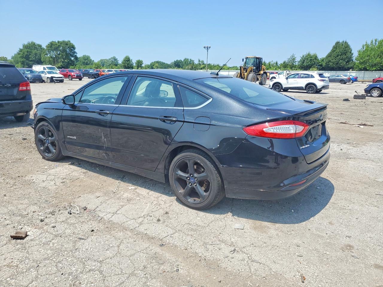 2013 Ford Fusion Se Hybrid Black vin: 3FA6P0LUXDR319700