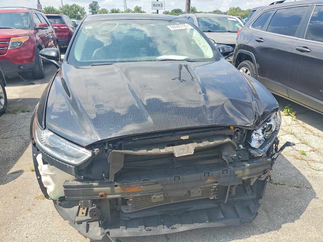 2013 Ford Fusion Se Hybrid Black vin: 3FA6P0LUXDR319700