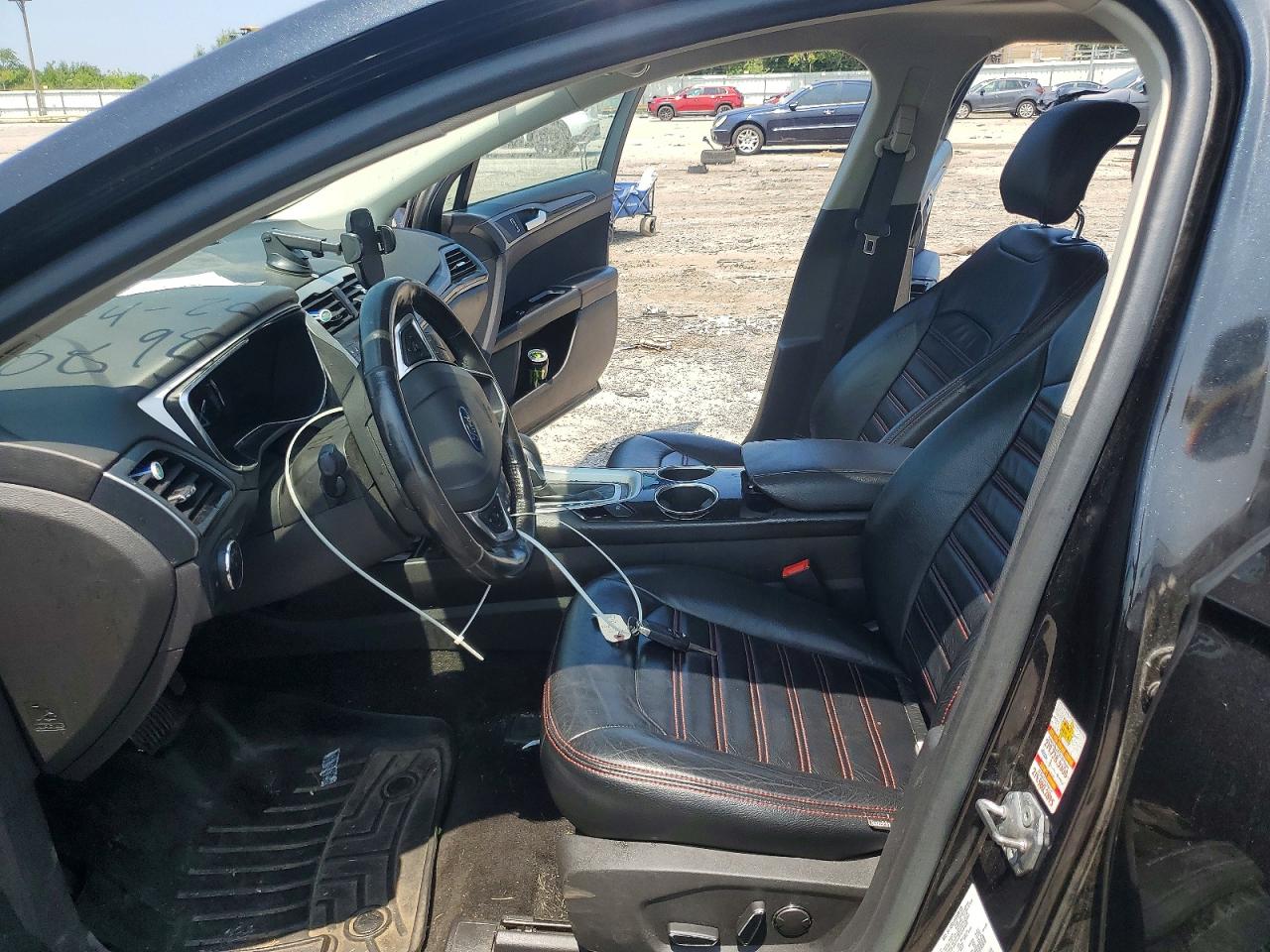 2013 Ford Fusion Se Hybrid Black vin: 3FA6P0LUXDR319700