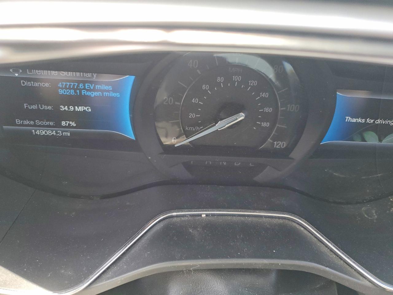 2013 Ford Fusion Se Hybrid Black vin: 3FA6P0LUXDR319700
